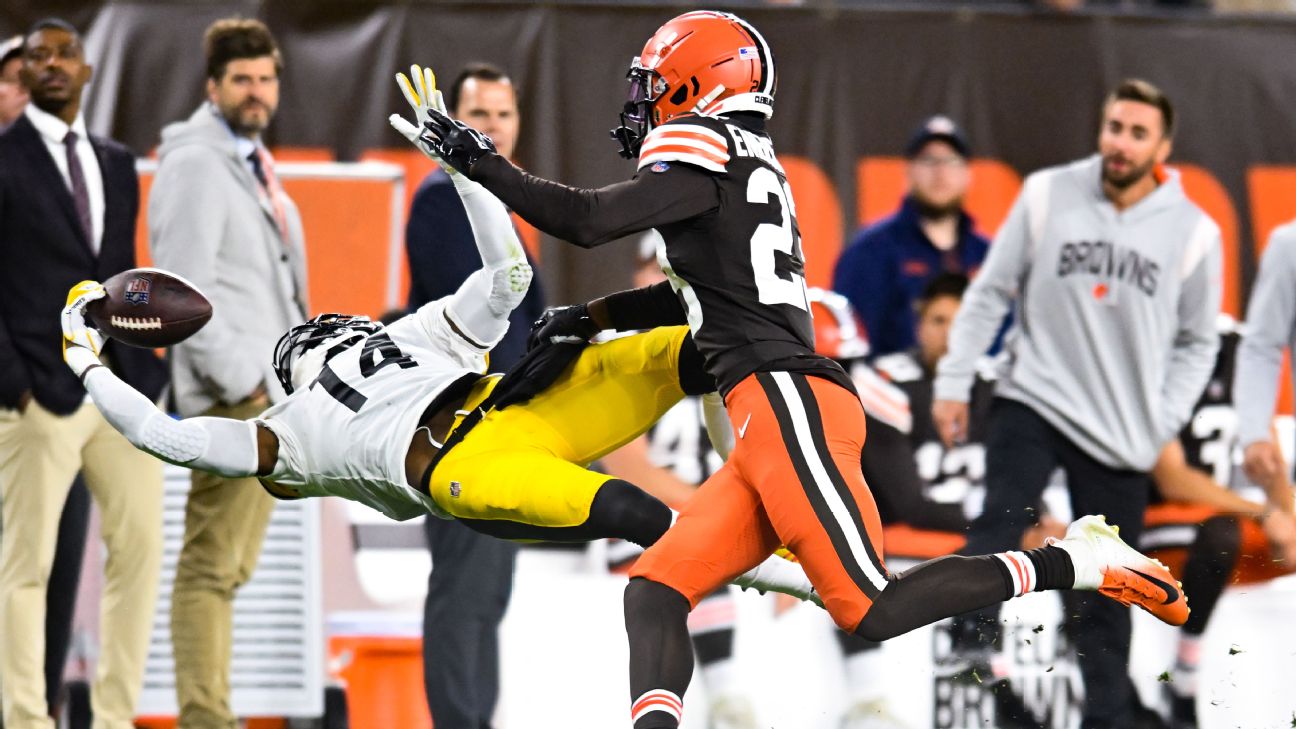 Pittsburgh Steelers rookie George Pickens' sensational catch takes over NFL  Twitter - ESPN