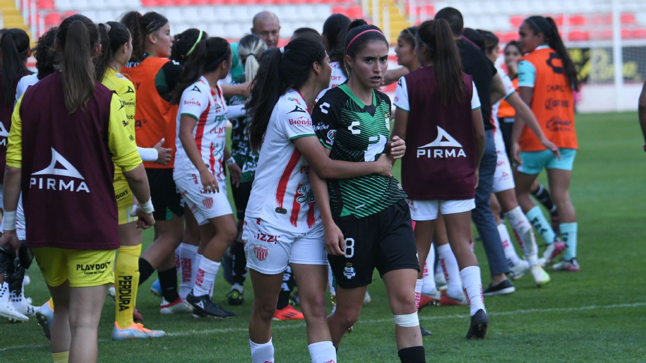 Liga MX Femenil: Las jugadoras de Necaxa y Santos arman pelea tras el  partido de la jornada 13