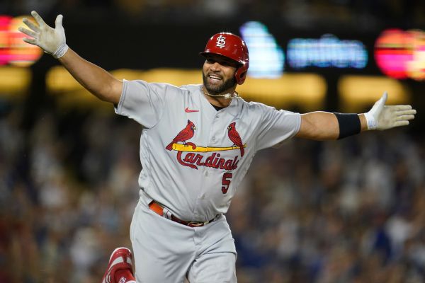 Cards' Pujols joins 700 club with two-homer day