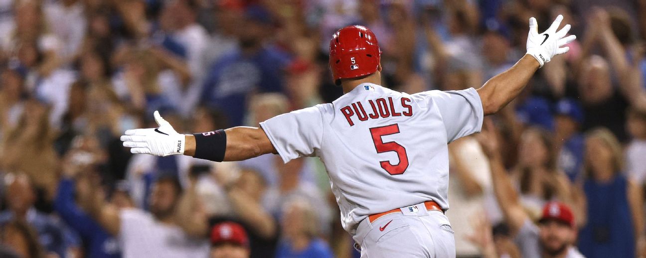 ESPN Stats & Info on X: Albert Pujols: 609th career HR, tying