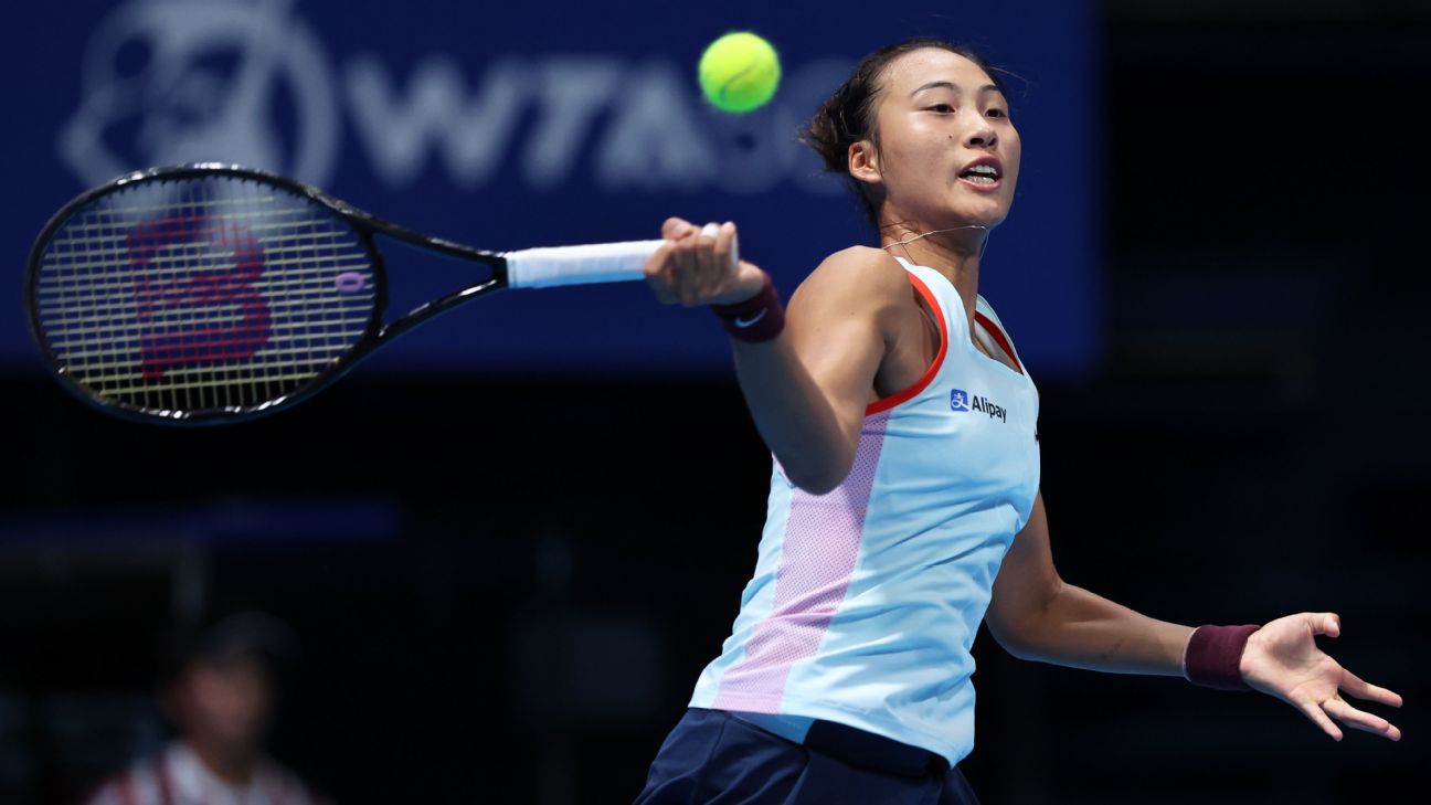 Zheng, Haddad Maia to meet in WTA Elite final