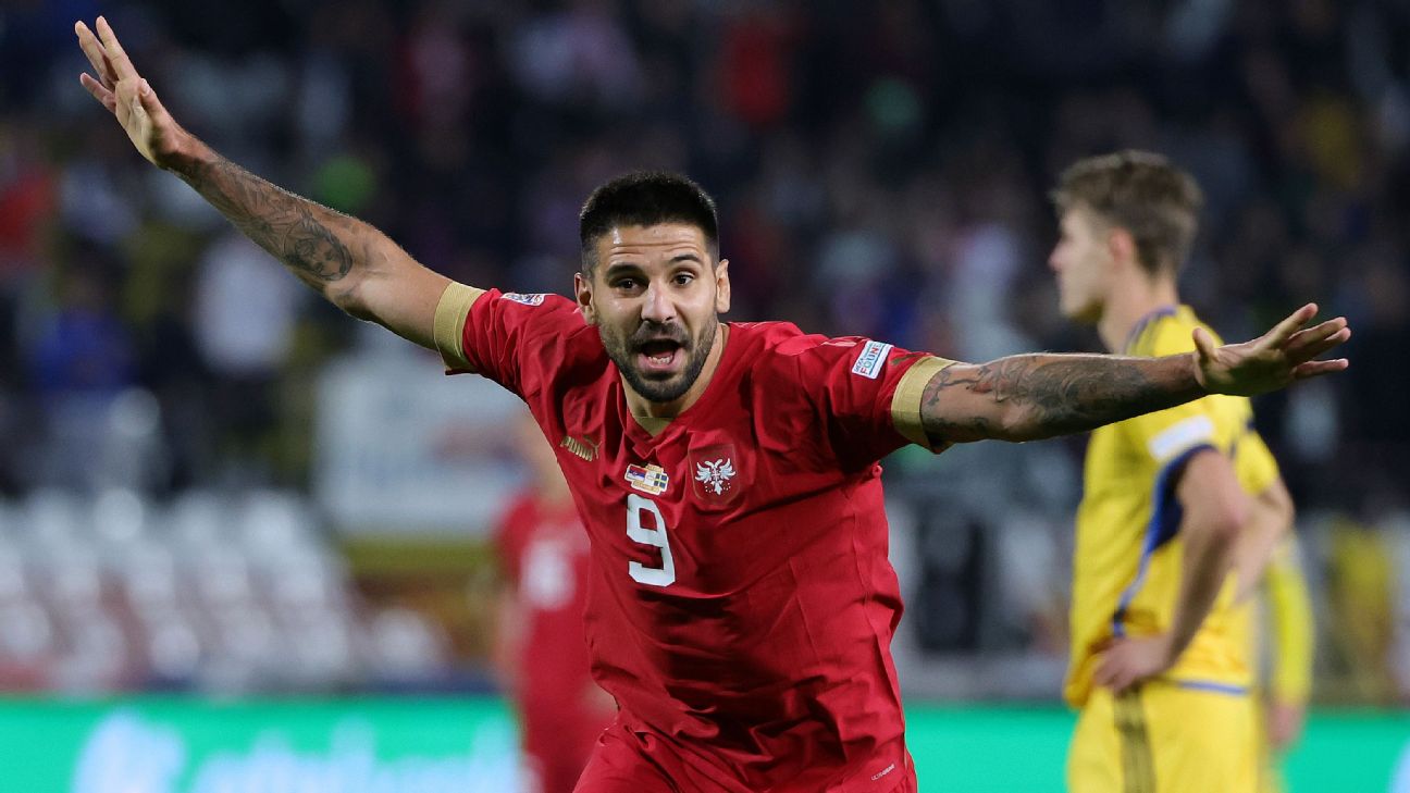 Serbia World Cup squad 2022: Aleksandar Mitrovic and Dusan