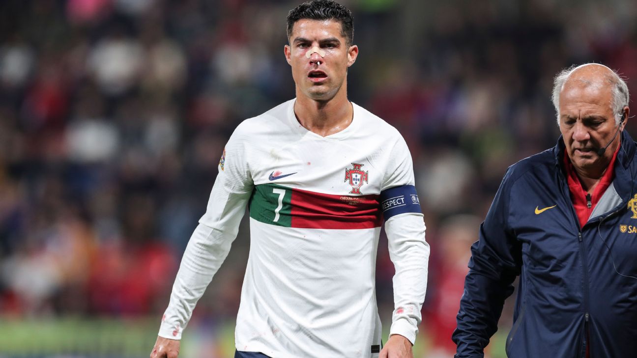 Cristiano Ronaldo confessa que arriscou a carreira ao jogar a final da  Champions e a Copa - ESPN