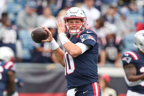 Patriots yet to declare QB Jones out vs. Browns