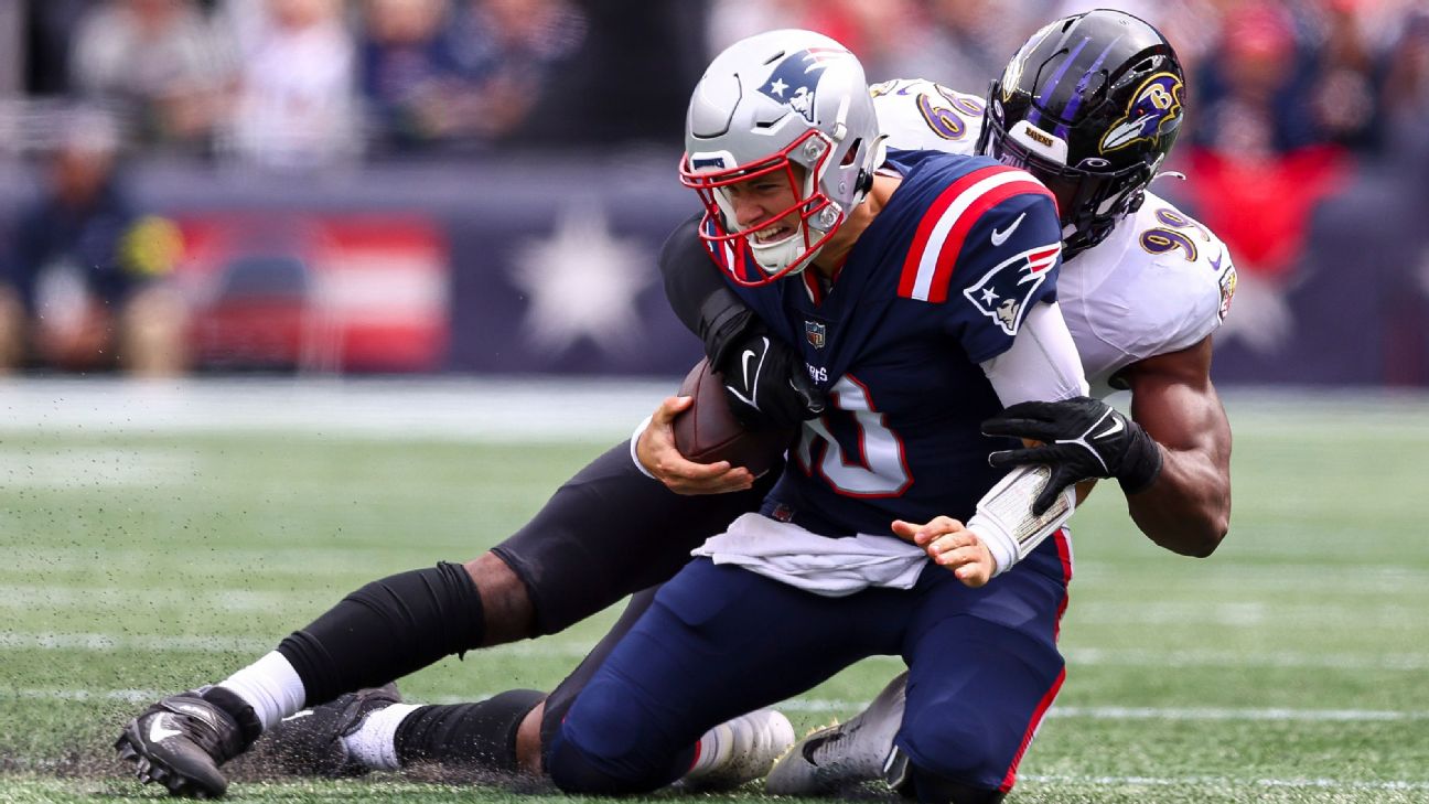 Source — New England Patriots’ Mac Jones set for MRI; initial belief is that QB has high ankle sprain