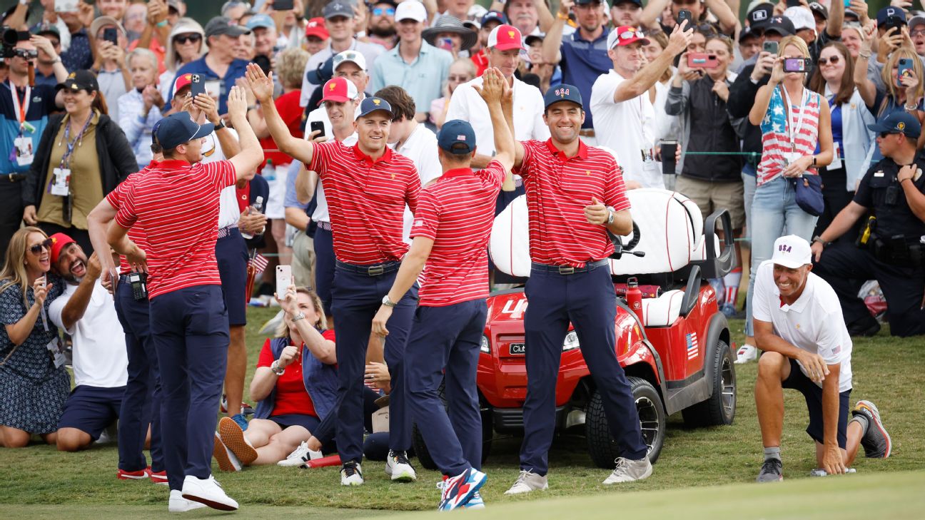Presidents Cup 2022 - Best moments, sights and sounds from Quail Hollow