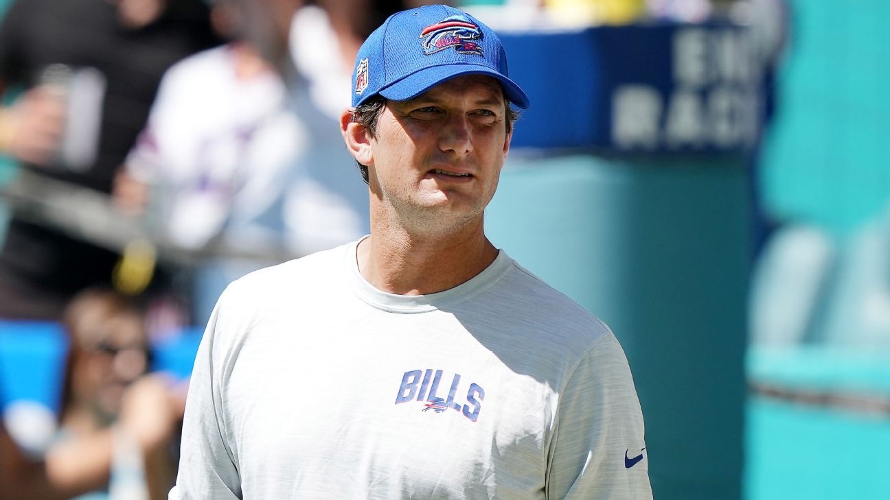 Buffalo Bills OC Ken Dorsey says he'll learn from meltdown in coaching box  after loss - ESPN