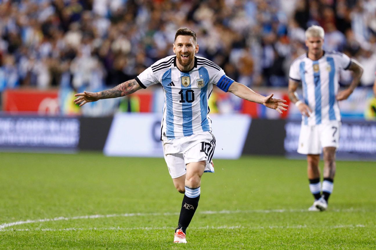 Lionel Messi with a sensational brace as super-sub in Argentina's 3-0  victory vs Jamaica