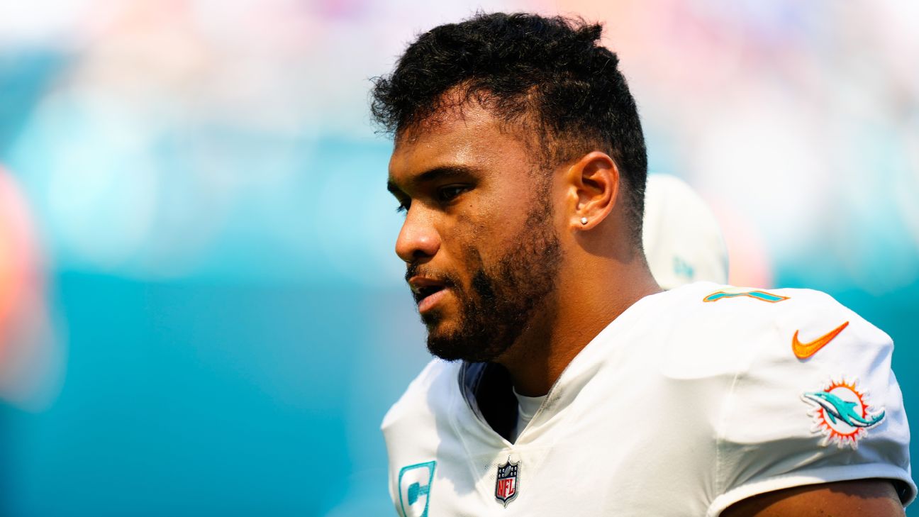 ESPN: Injured Dolphins QB Tua Tagovailoa 'in Good Spirits' After