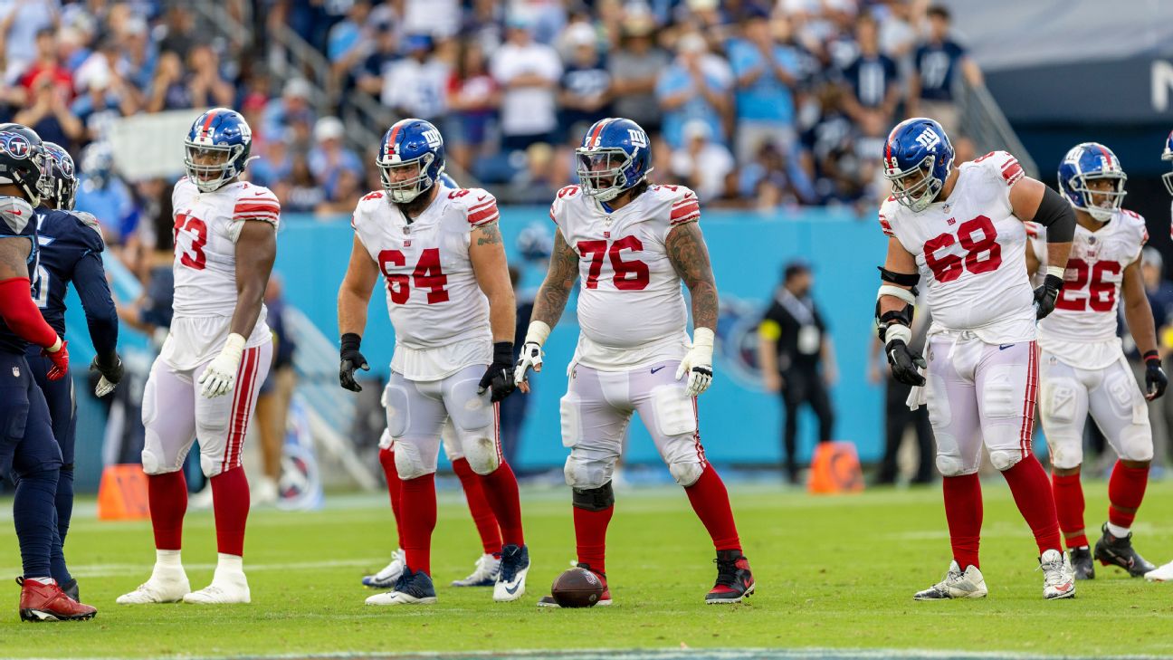 Can the Giants' offensive line fix its pass-blocking issues? - ESPN - New  York Giants Blog- ESPN