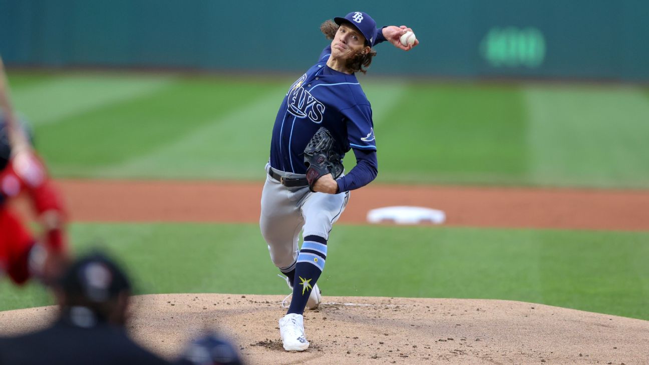 Glasnow takes no-hitter into 6th inning as Rays limit Yankees to 2 hits in  3-0 victory Florida & Sun News - Bally Sports