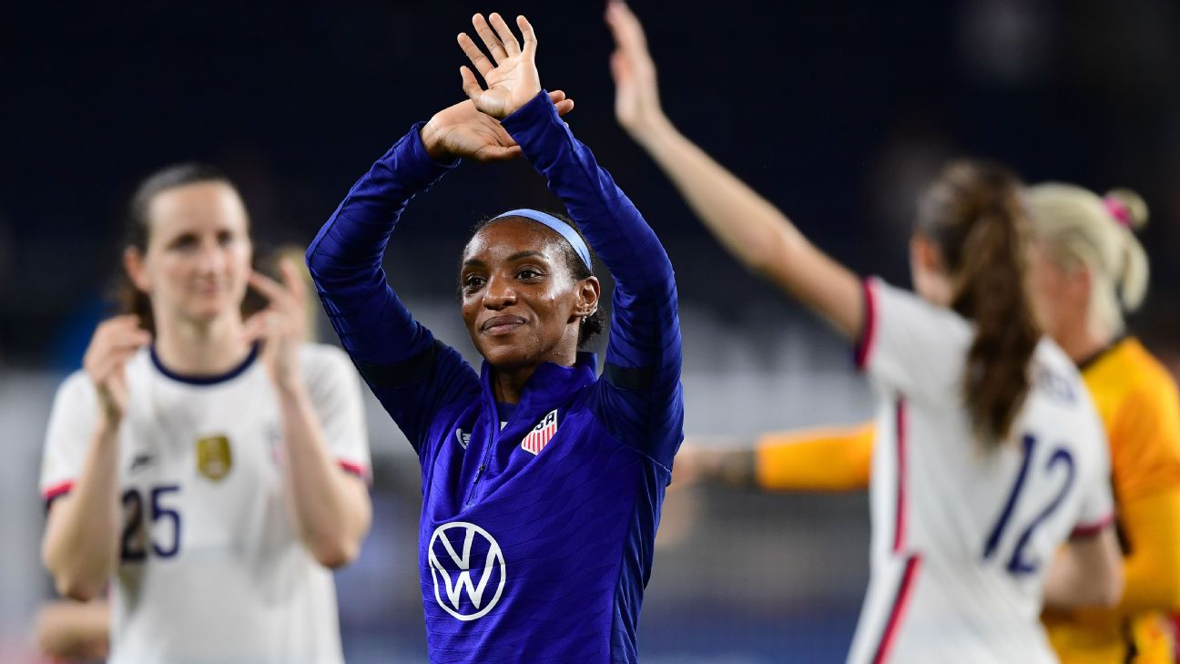 Dunn in, Morgan out for USWNT vs. England