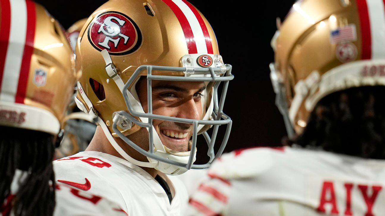 Jimmy Garoppolo has 8.5 million sources of motivation for 49ers - ESPN -  San Francisco 49ers Blog- ESPN