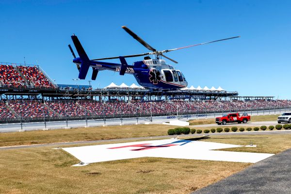 Anderson airlifted from Dega after fiery crash