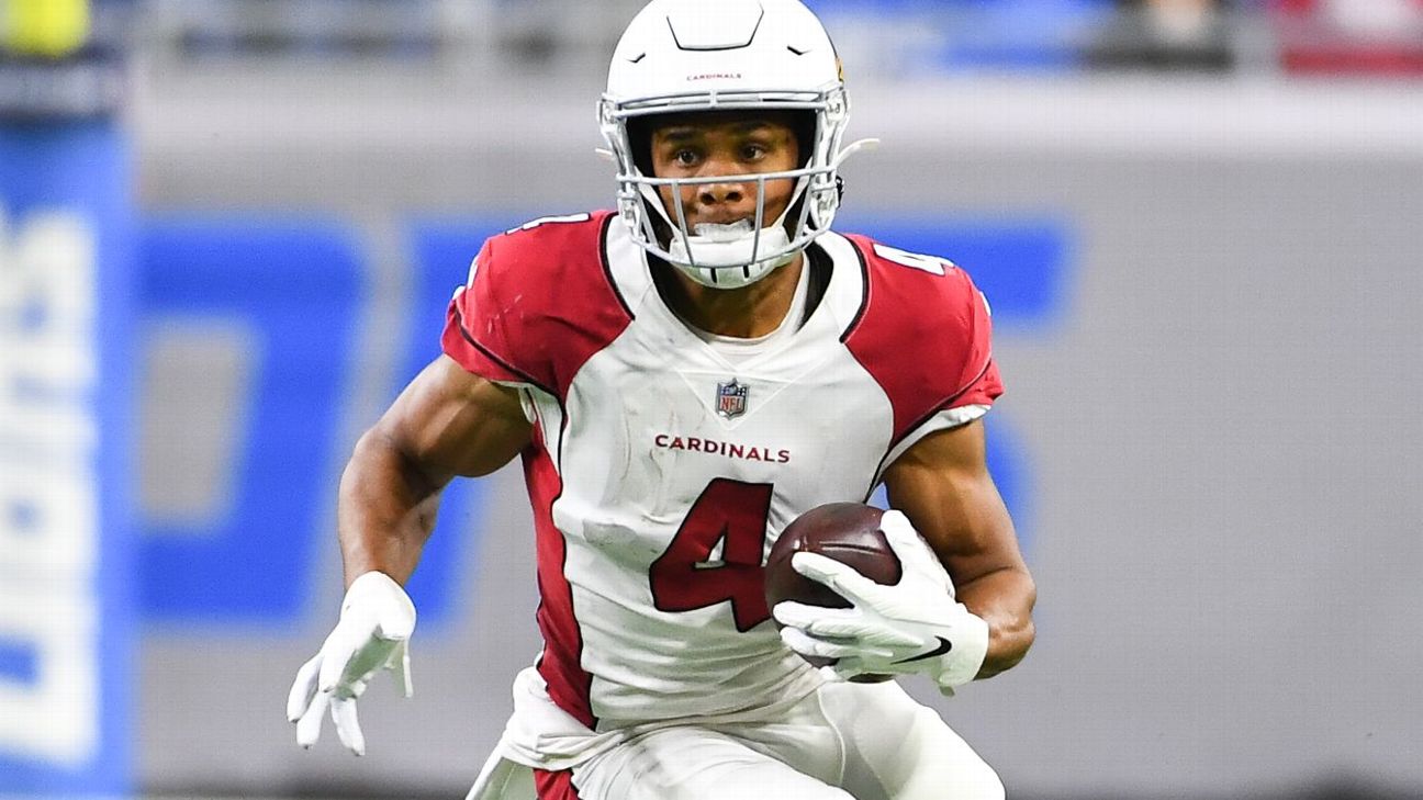 Source Arizona Cardinals WRs Marquise Brown and Rondale Moore expected