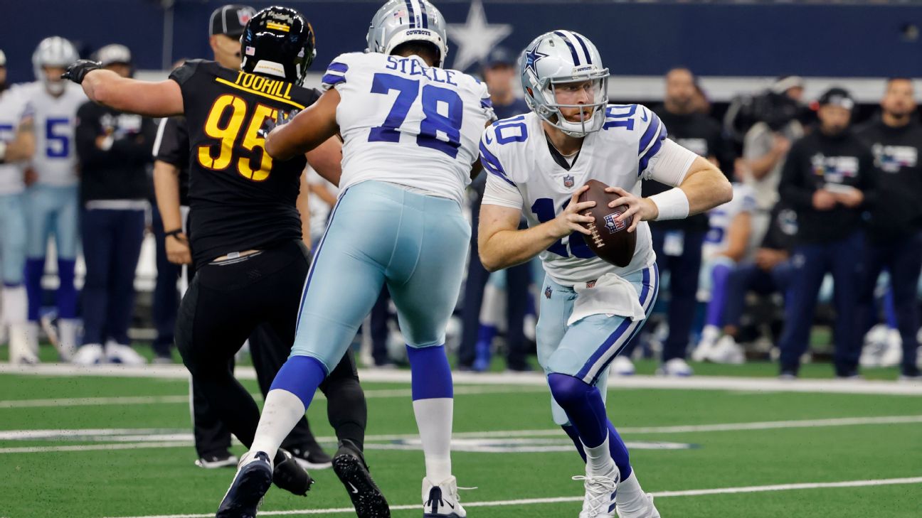 Dallas Cowboys owner Jerry Jones lauds Cooper Rush after he leads team to  third win in row - ESPN