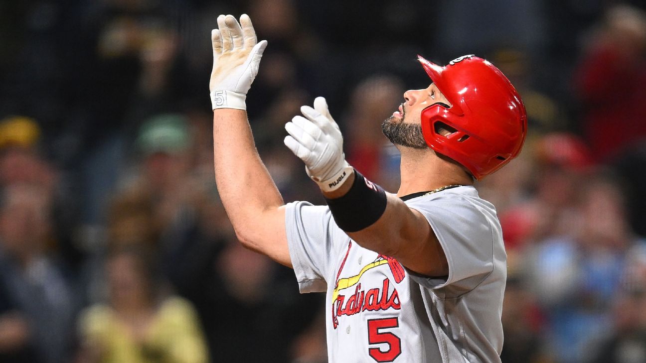 St. Louis Cardinals slugger Albert Pujols chases 700 home run baseball  glory : NPR