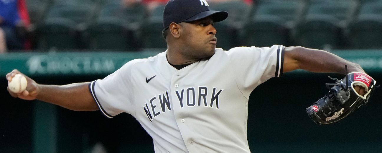 Luis Severino New York Yankees Majestic Youth Player Name & Number