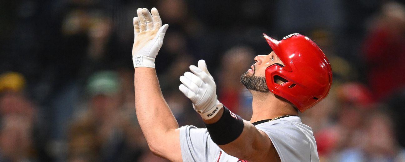 ESPN Stats & Info on X: Albert Pujols: 609th career HR, tying