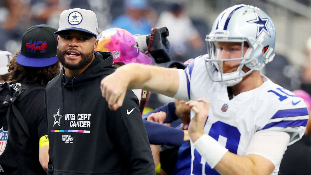 Dak Prescott: Dallas Cowboys quarterback's injured thumb 'not well enough  to play', says team owner Jerry Jones, NFL News