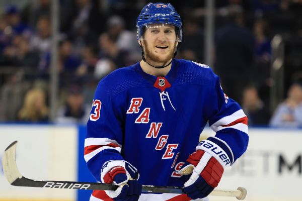 Rangers lose Fox, Chytil to injuries vs. Canes