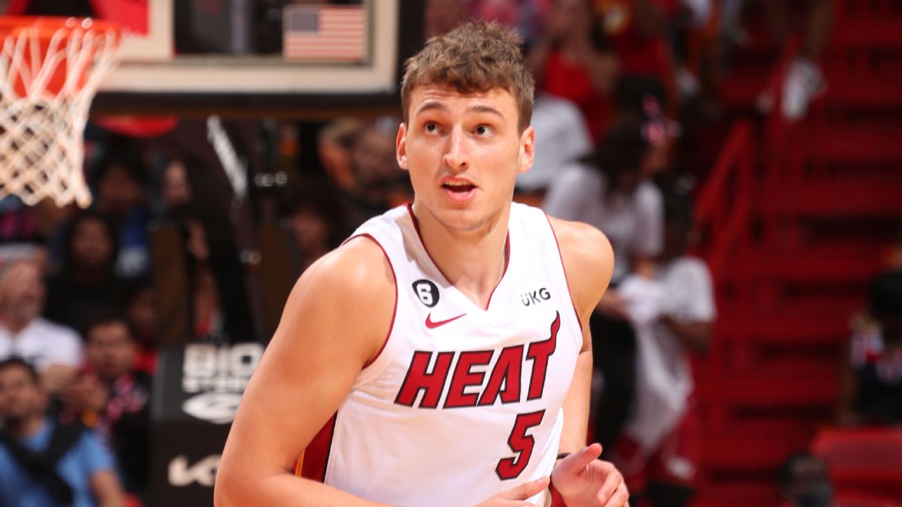 Meet the Miami Heat rookie who looks like a high schooler -- and  technically still is one - ESPN