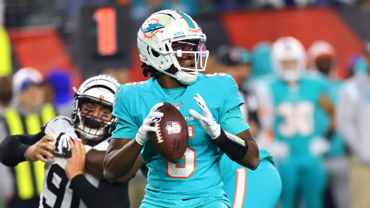 Dolphins back-up QB Teddy Bridgewater to start after Tua was hurt