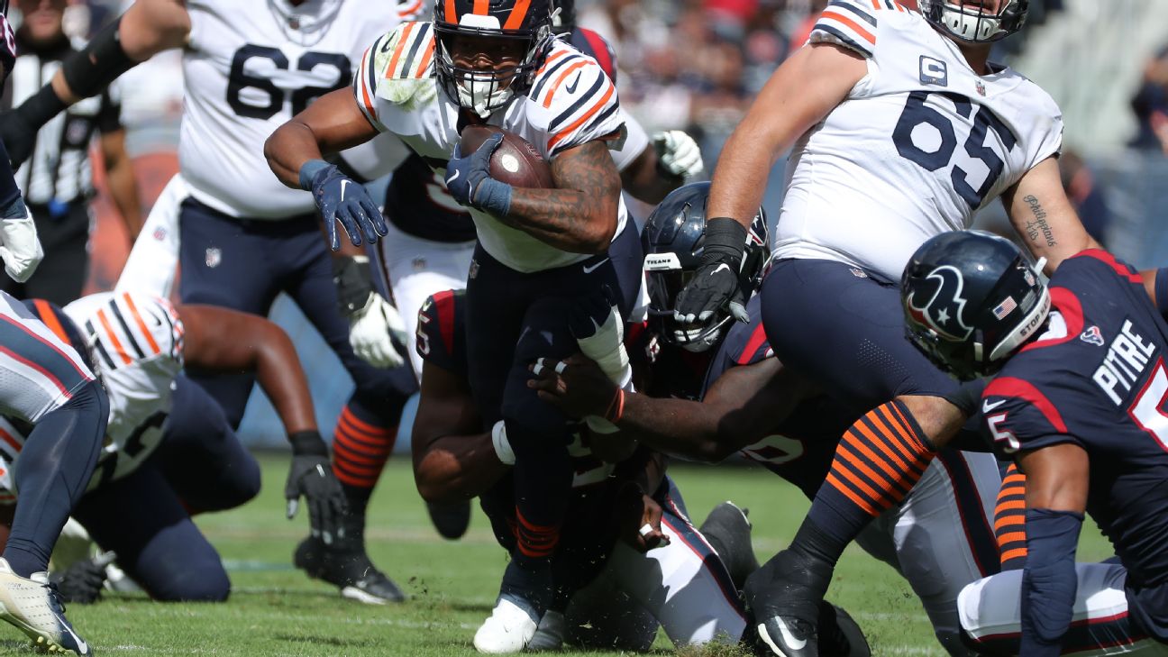 Bears RB David Montgomery likely to play Monday night - Chicago