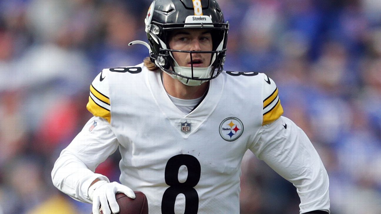 Pittsburgh Steelers list rookie Kenny Pickett atop quarterback