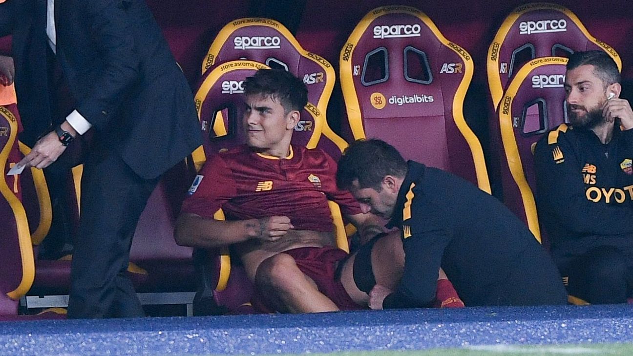 Roma's Mourinho: Dybala injury in win 'bad'