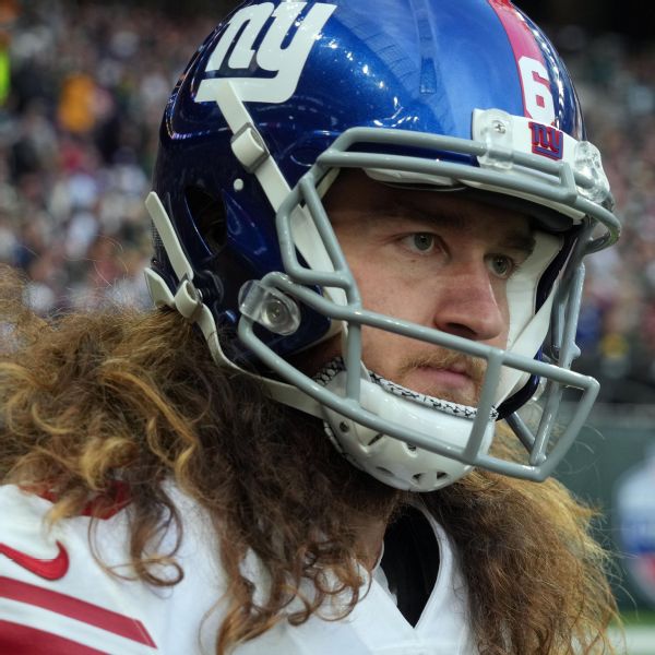 Sources: Giants punter not yet back from London