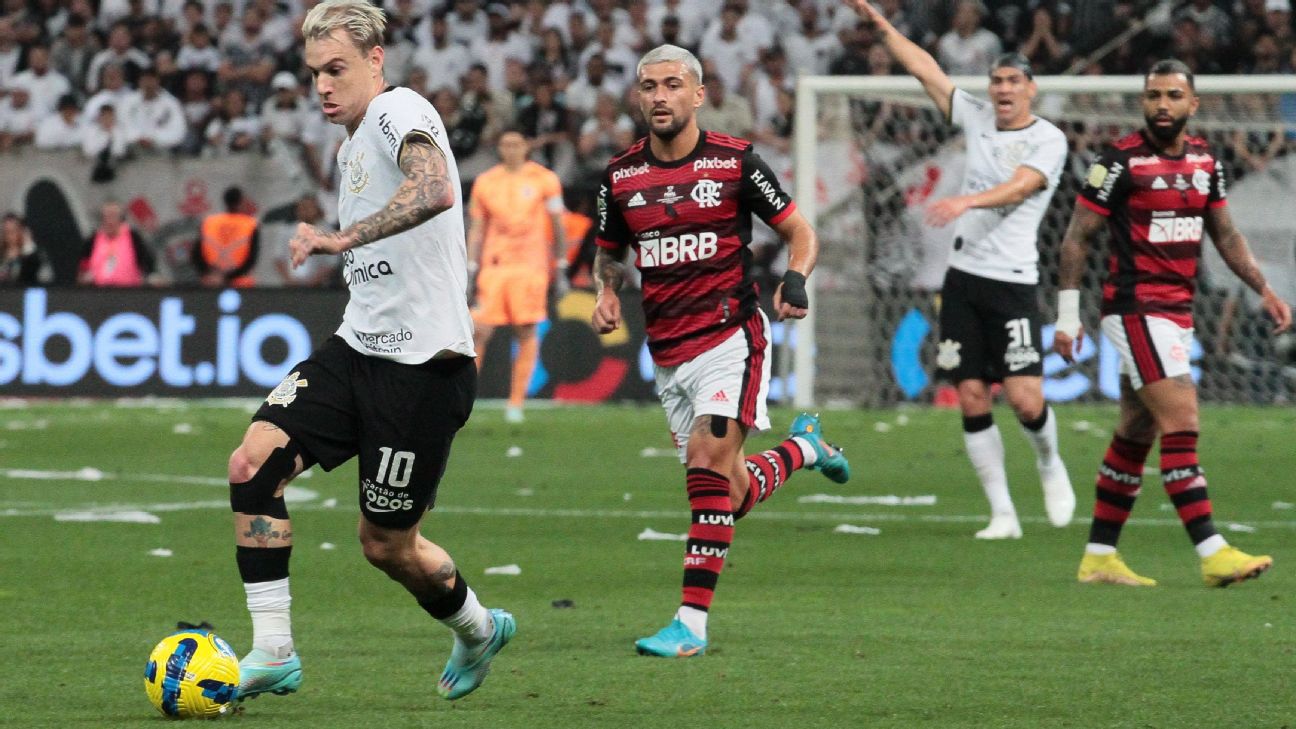 Jogo entre Corinthians e Flamengo termina em empate de 0 a 0