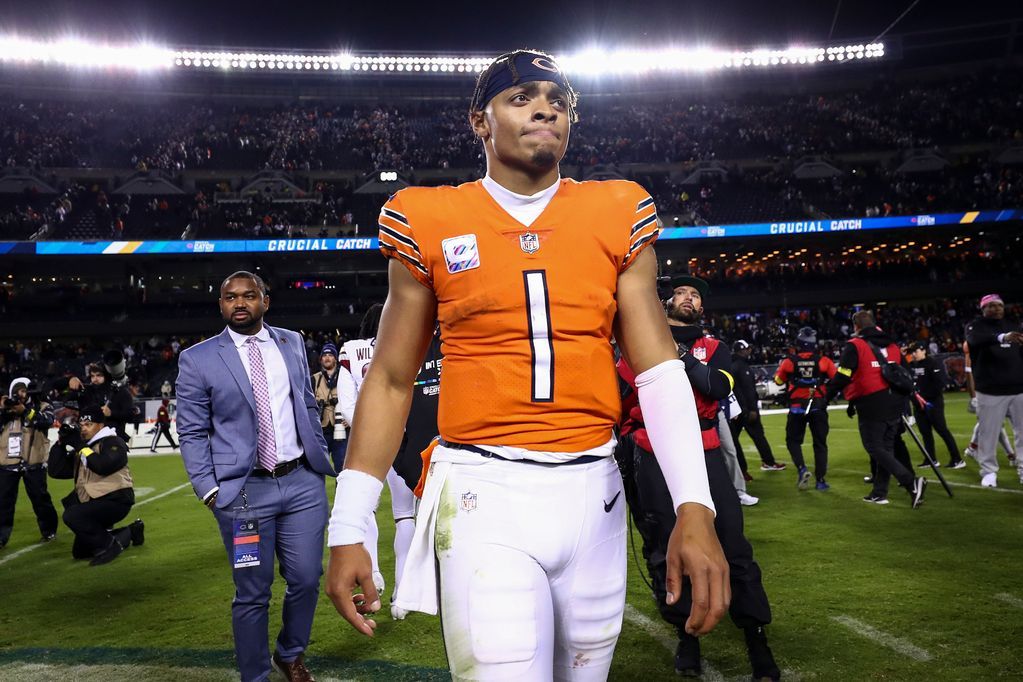 Another game, another NFL record for Justin Fields