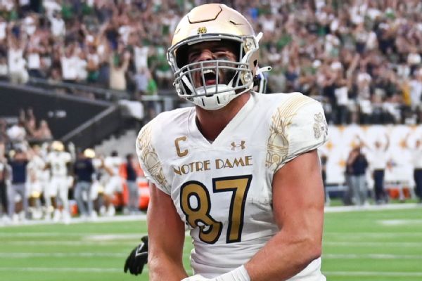 ND's Mayer, top TE prospect, opts for NFL draft
