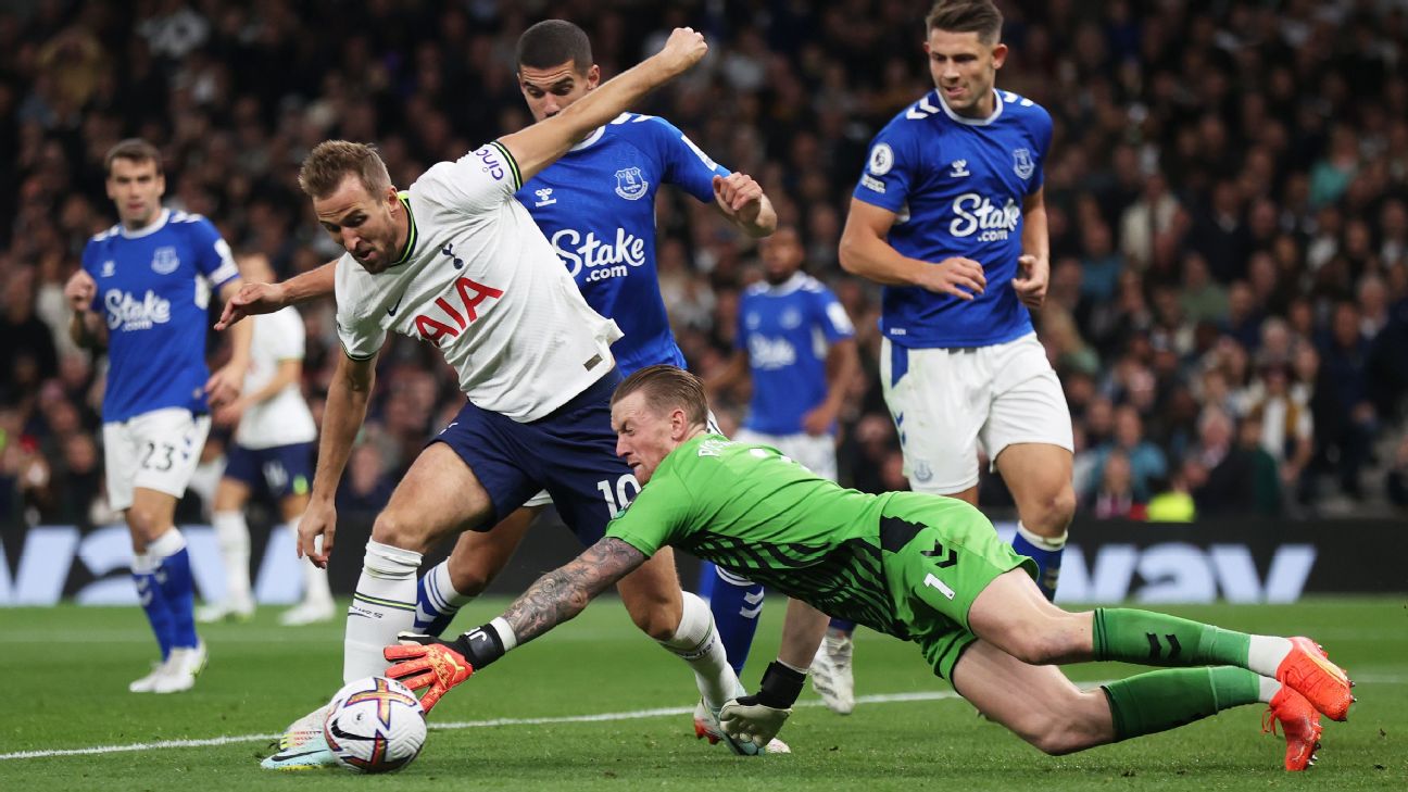 Cordelia Destruktiv i går Tottenham beat Everton in Harry Kane's 400th match for Spurs - ESPN