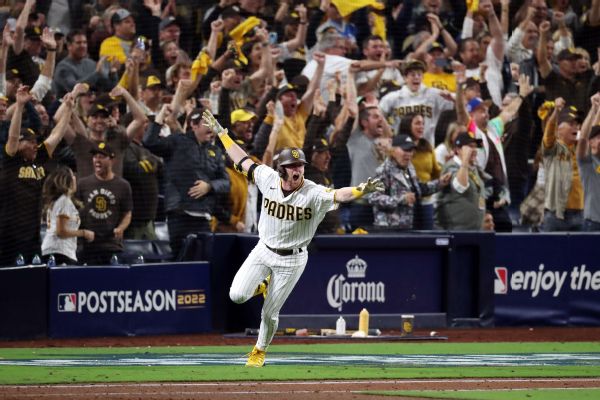 Padres rally to stun Dodgers, advance to NLCS