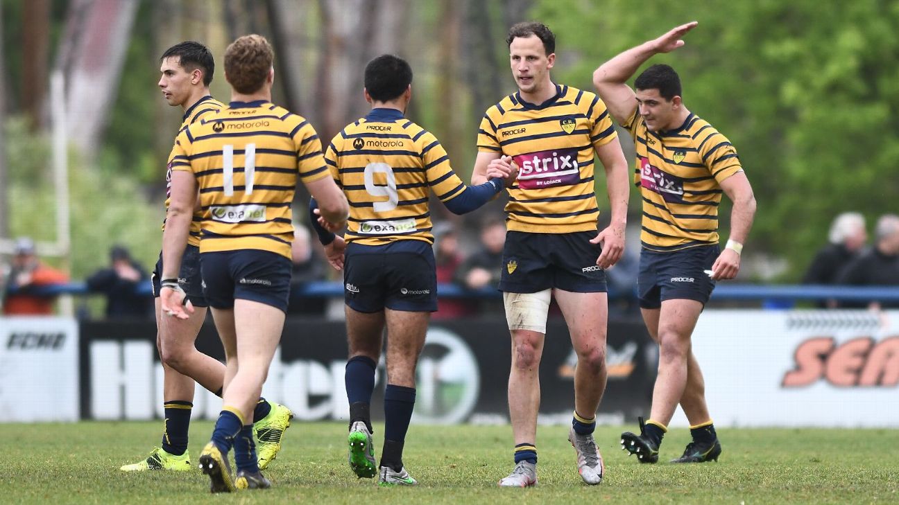 Marcos Joseph y Cruz Camerlinckx, medio scrum y fullback de Regatas