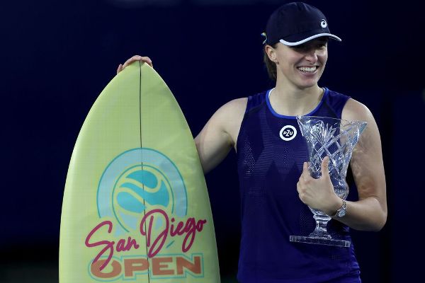 No. 1 Swiatek beats Vekic to win San Diego title