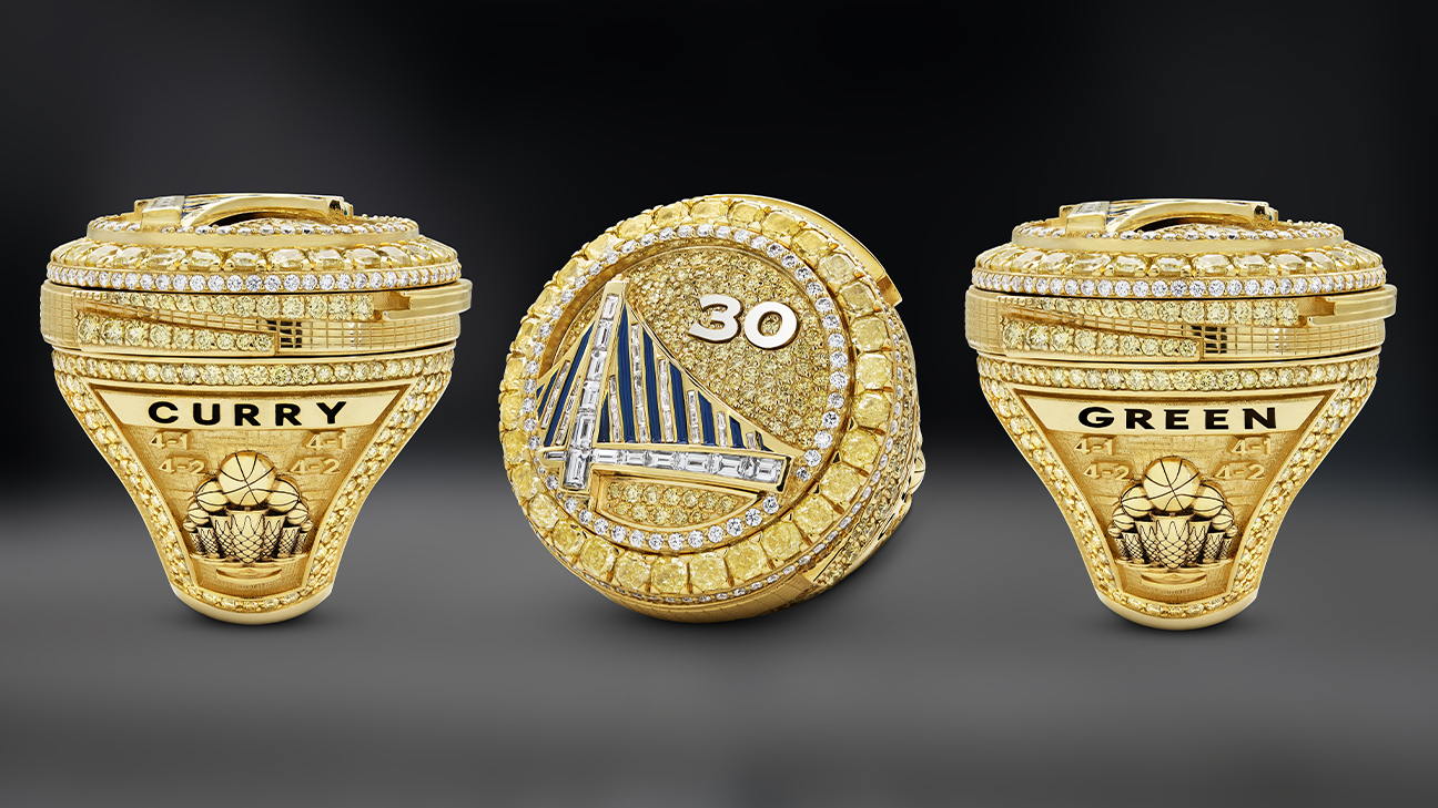 16 carats?! Secret trap doors? Everything you need to know about the  Warriors' championship rings - ESPN