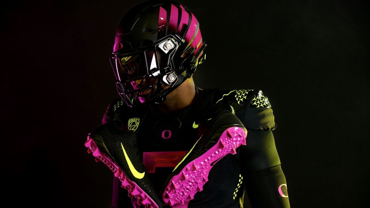 Week 8's top college football uniforms: Oregon Ducks 'Stomp Out Cancer'