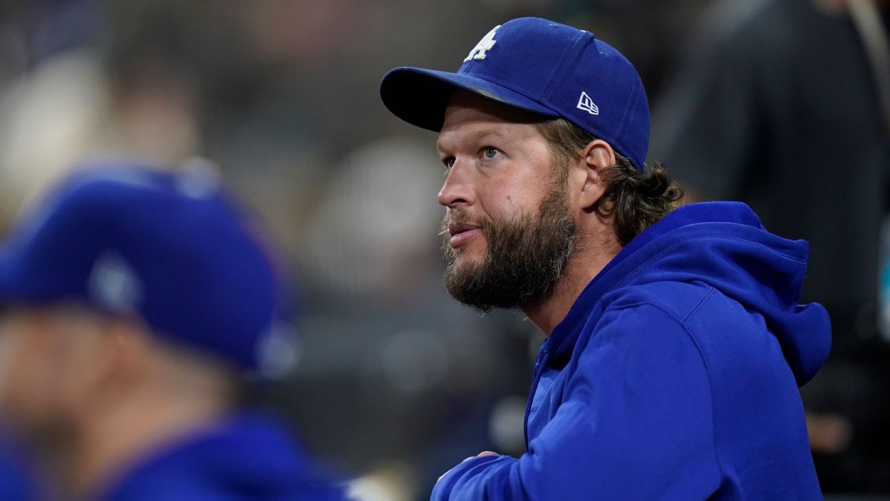 Dodgers Place Clayton Kershaw on the Injured List Due to Left