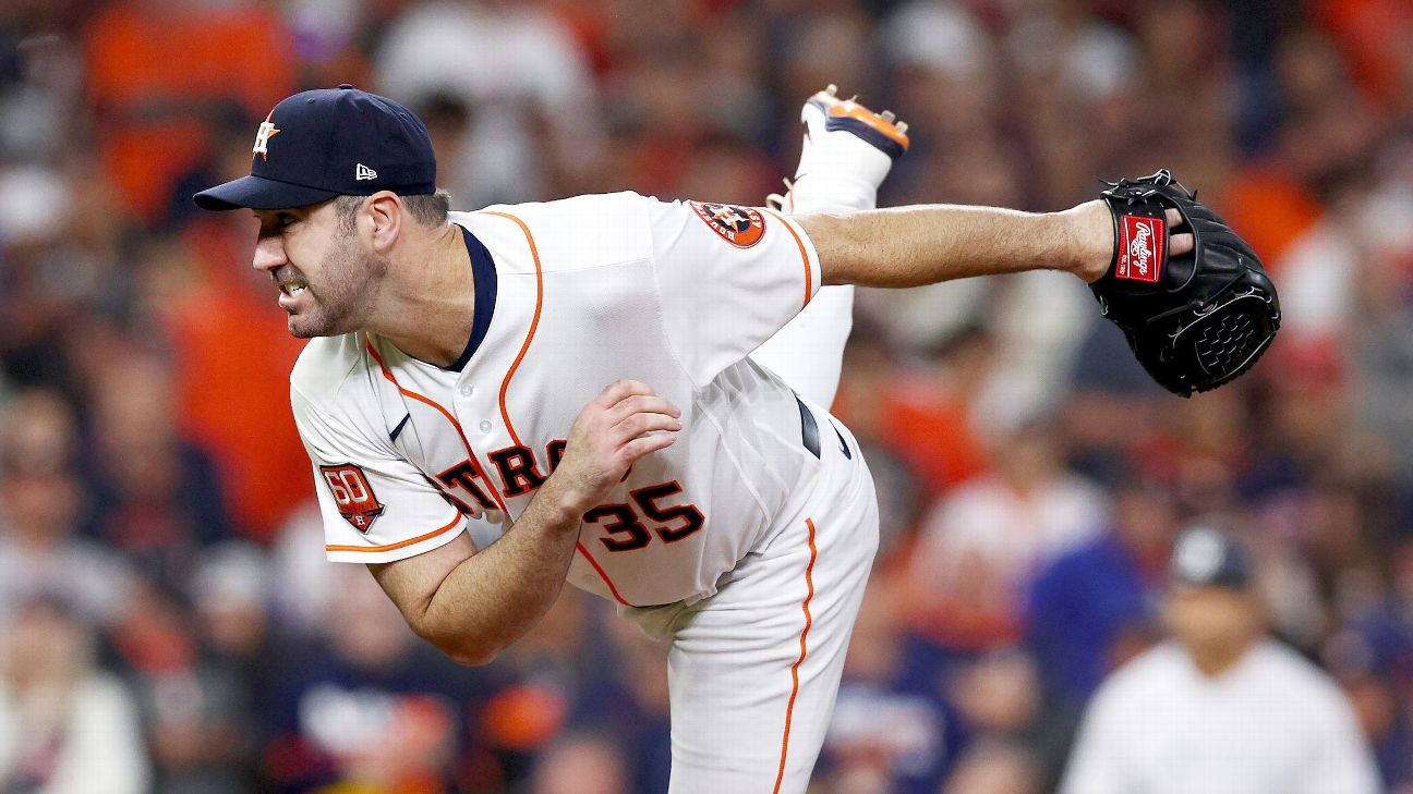 Justin Verlander K's 11 to lead Astros to win in ALCS opener - ABC13 ...