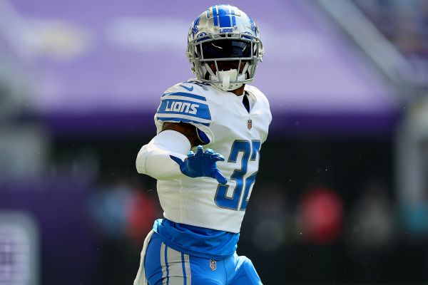 Lions' Swift (shoulder/ankle) eyes playing Sun.