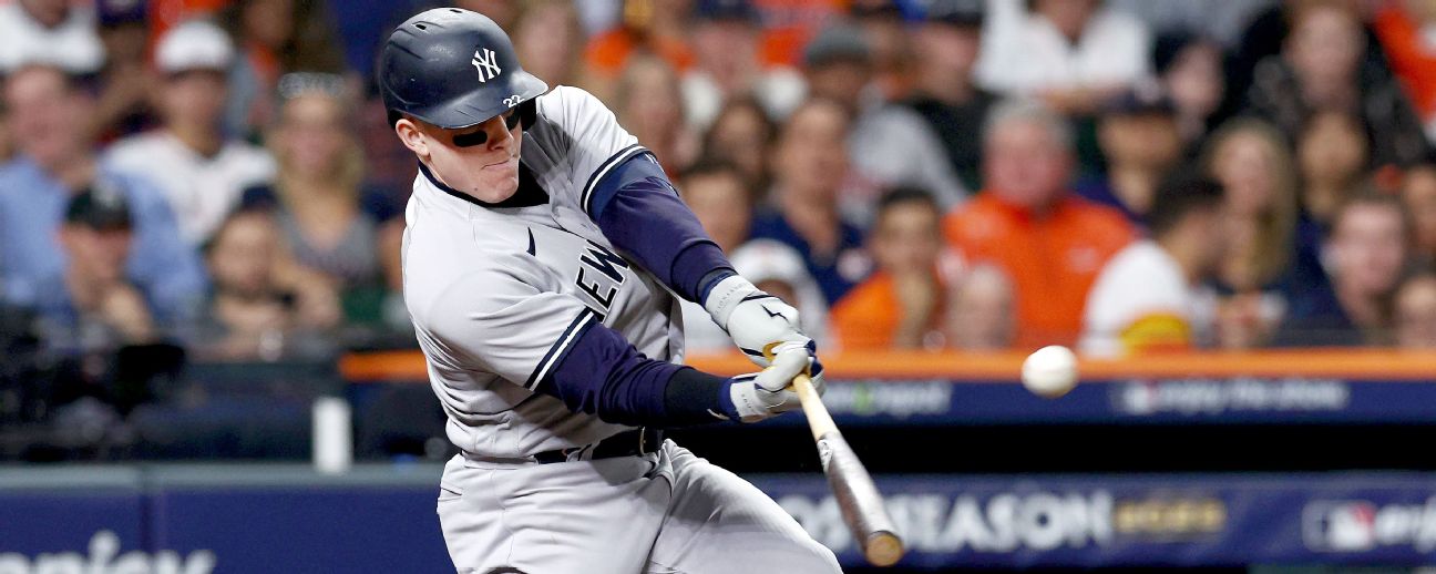 Yankees' Harrison Bader leaves with bruised ribs after being hit