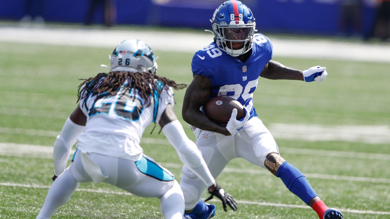 WR Kadairus Toney ruled out for Giants' season finale vs