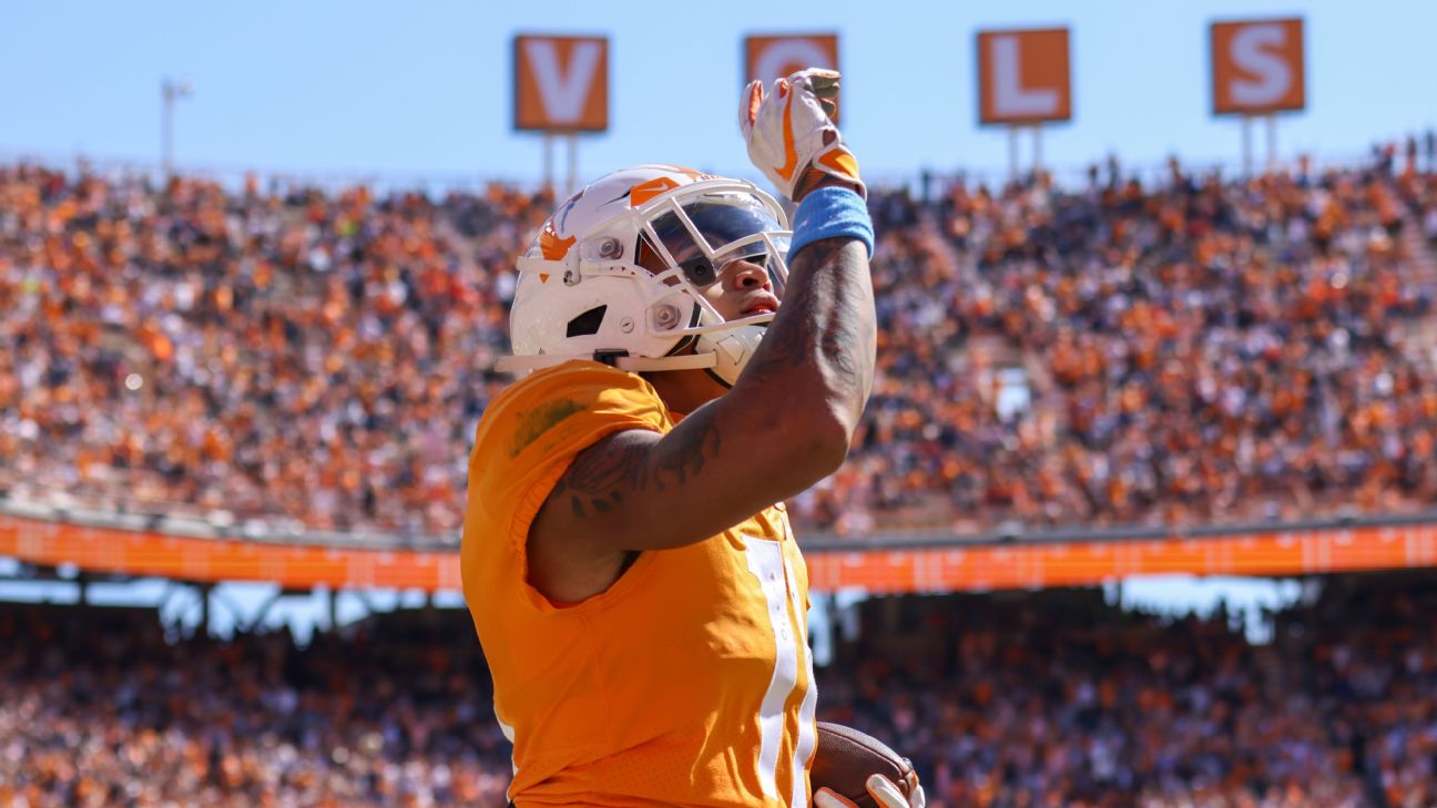 Where ESPN's Mel Kiper has Vols WR Jalin Hyatt ranked on his 2023