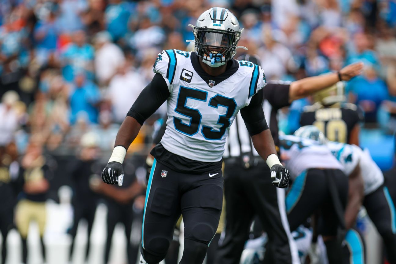 Panthers' Brian Burns wants to be among highest-paid edge rushers - ESPN