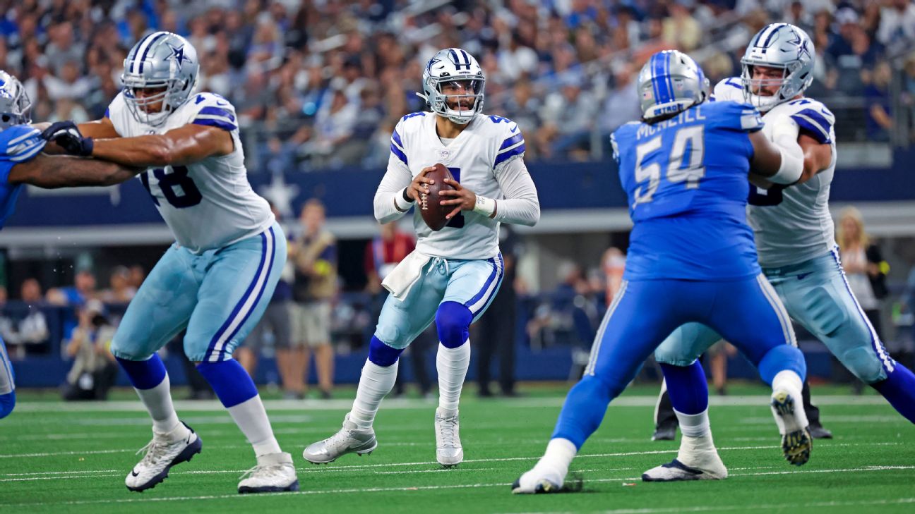 Cowboys QB Dak Prescott says he'll start vs. Lions: 'I'm thankful