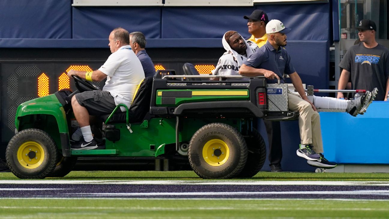 DK Metcalf injury update: Seahawks haven't ruled out rookie (knee) playing  in Week 1, Pete Carroll says