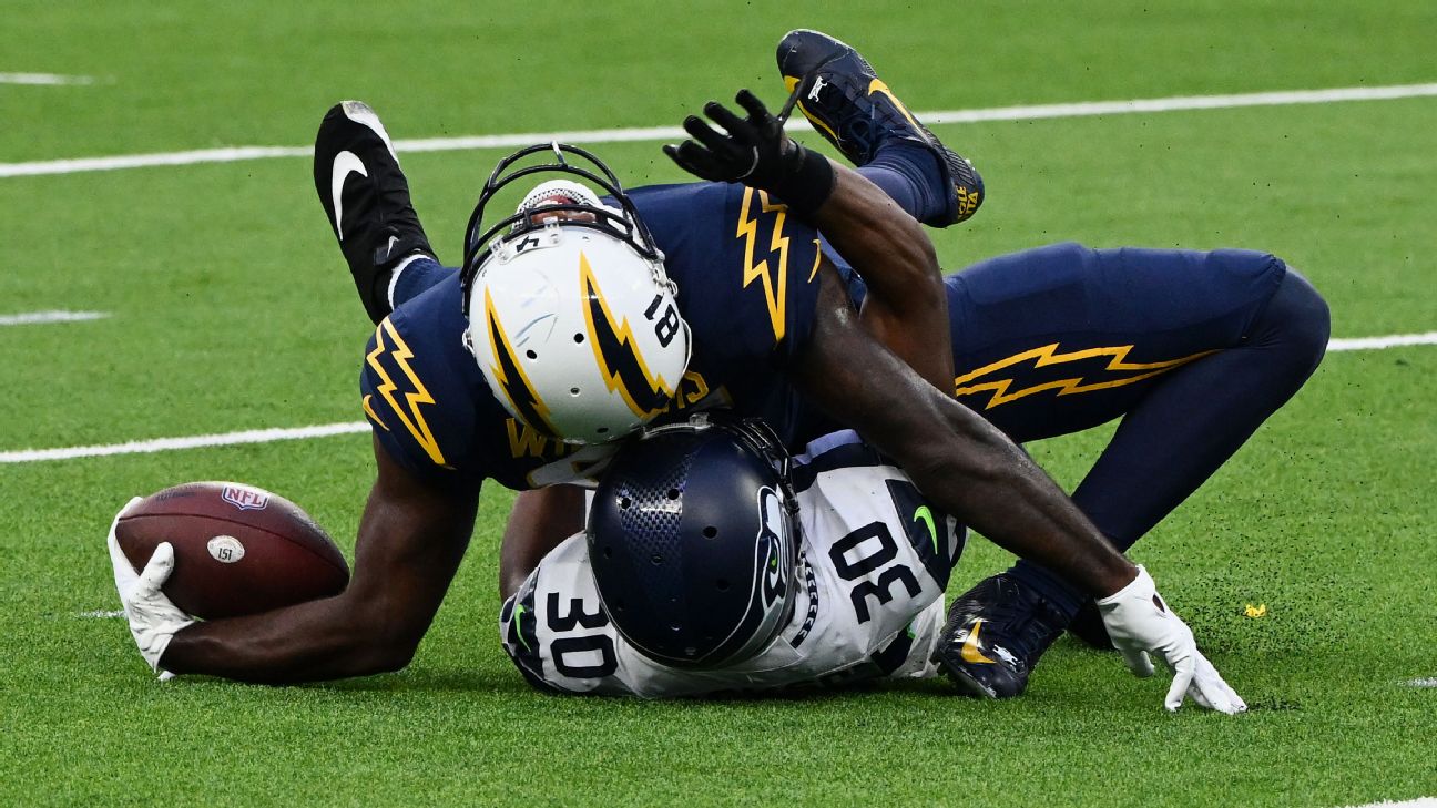 Chargers' Mike Williams tore his left ACL during Sunday's win, MRI